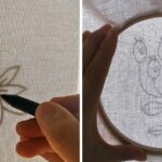 How to transfer hand embroidery patterns – simple and inexpensive Lightbox method