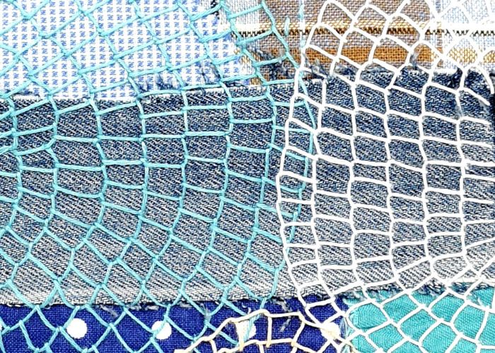Blanket stitch filling in circles