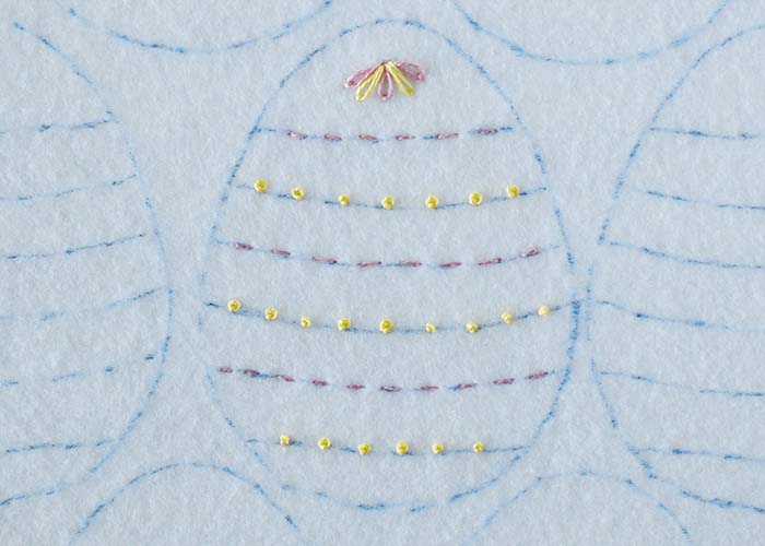 Ricama a punto filza