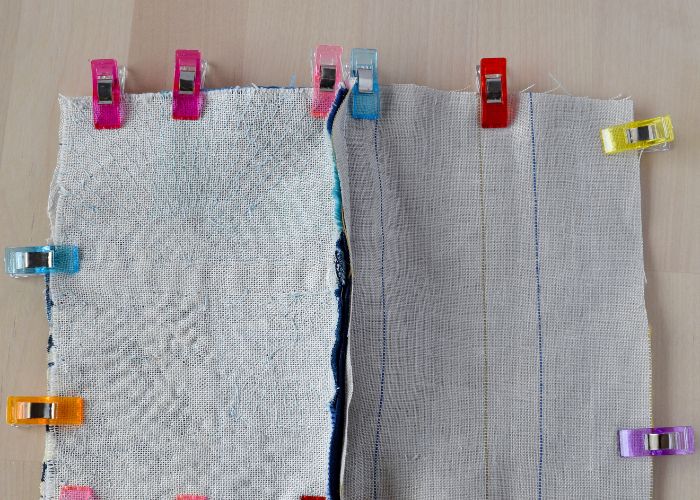 Nähen Sie die Teile zusammen