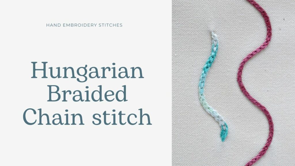 HungarianBraidedChainStitch step by step