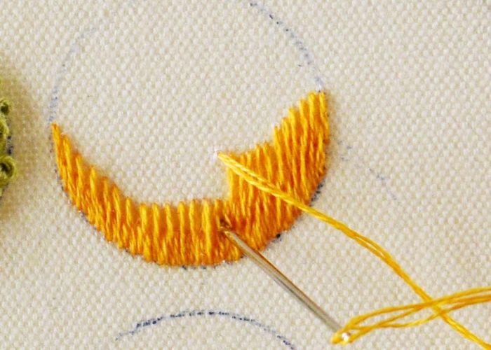 Zweite Reihe von Lang- und Kurzstich