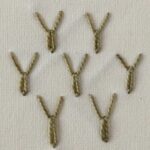 Bulls head stitch embroidery small image