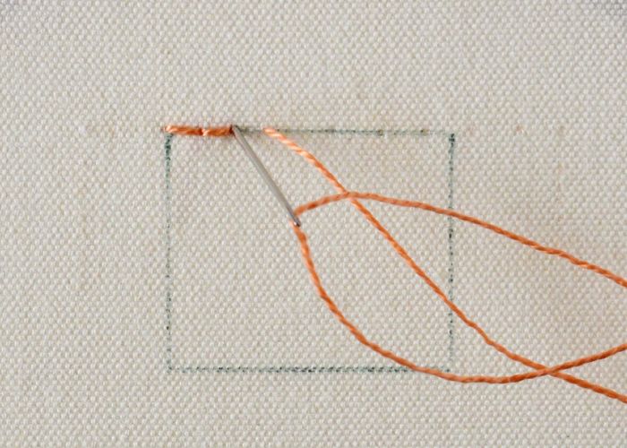 Ceylon Stitch Step1