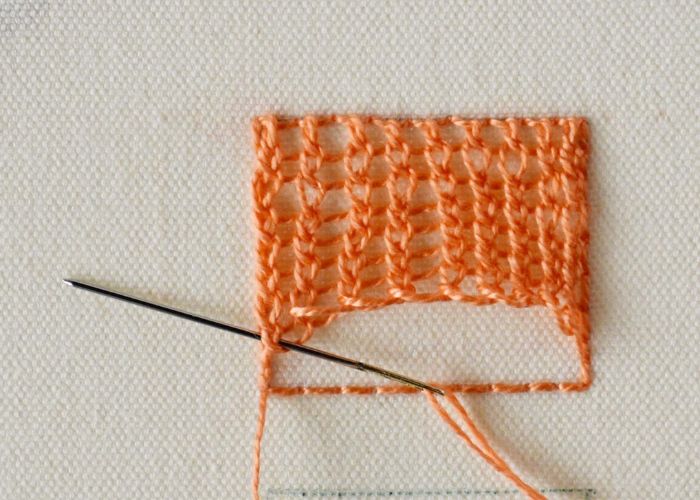 Ceylon Stitch Step9