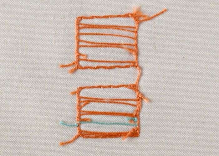 Broderie Ceylan Stitch verso