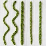 Chain Stitch with green threads Chain Stitch with green threads small image