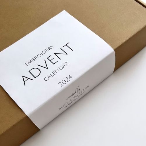 Embroidery Advent Calendar - Craft Box by BloomingFerns on Etsy