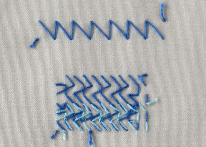 Sorbello Stitch broderie verso