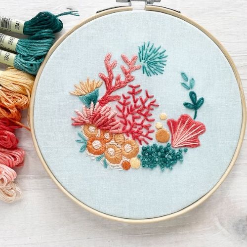 Coral Reef Handstickanleitung von littledear auf Etsy