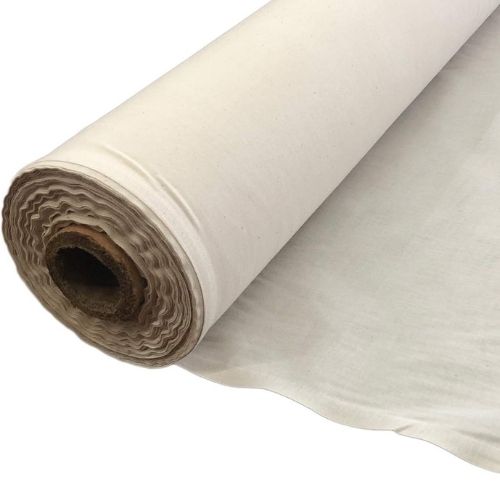 Natural muslin, 100% cotton fabric, unbleached on Amazon