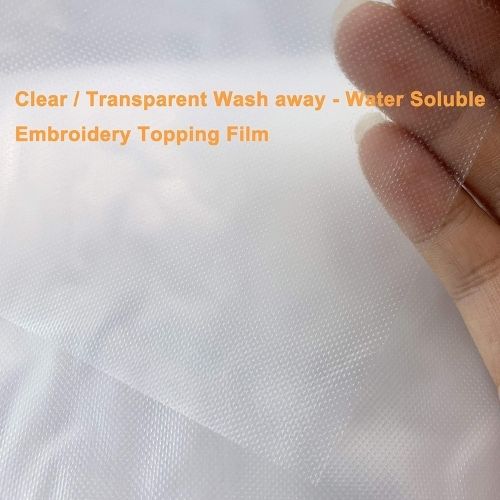 New brothread light weight clear wash away embroidery topping film on Amazon