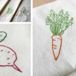 Spice Up Your Kitchen With Veggie Embroidery: Tutorial & Free PDF Pattern Download