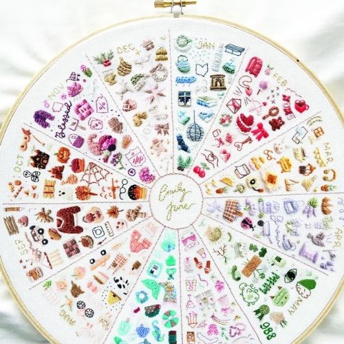 Embroidery Journal pattern designed by EmilyJuneHandmade on Etsy