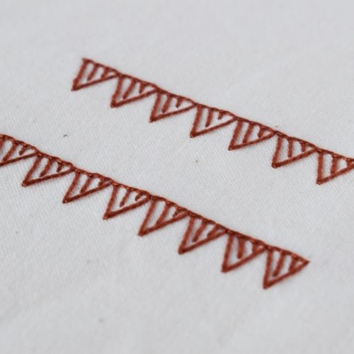 Blanket Stitch Triangles embroidery small image